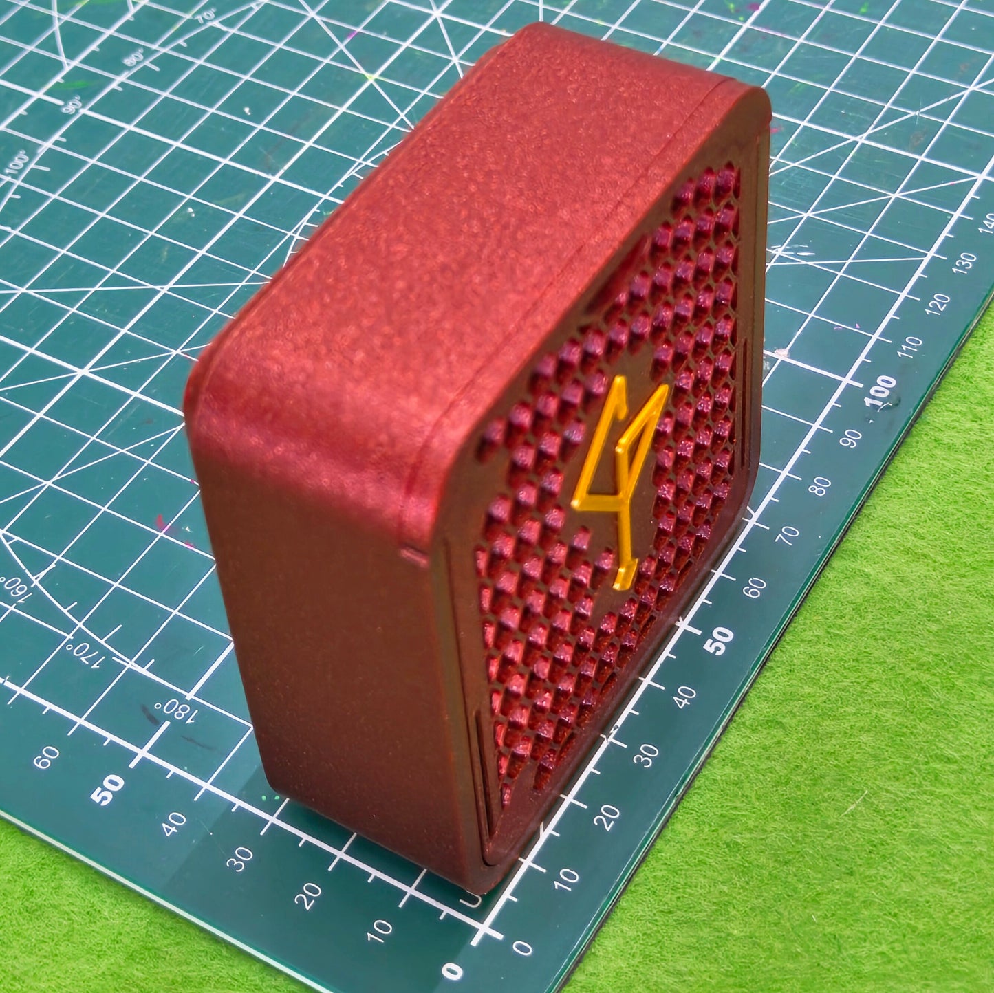3D-printed D20 dice trinket box by Six Sided Society, tabletop gaming storage for Dungeons & Dragons, RPG dice organizer, eco-friendly gift box for dice collectors and dungeon masters, perfect accessory for board games and role-playing sessions