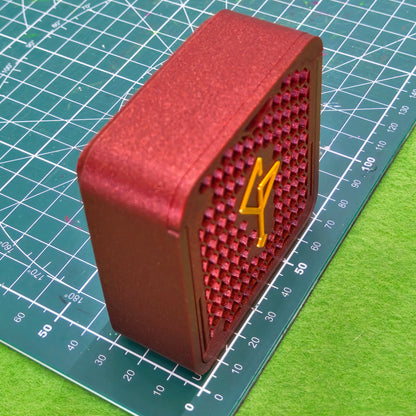 3D-printed D20 dice trinket box by Six Sided Society, tabletop gaming storage for Dungeons & Dragons, RPG dice organizer, eco-friendly gift box for dice collectors and dungeon masters, perfect accessory for board games and role-playing sessions