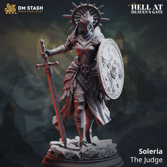 3D Printed Resin Miniature | 32mm Scale | Divine Gambit - Selvaneri - Six Sided Society UK