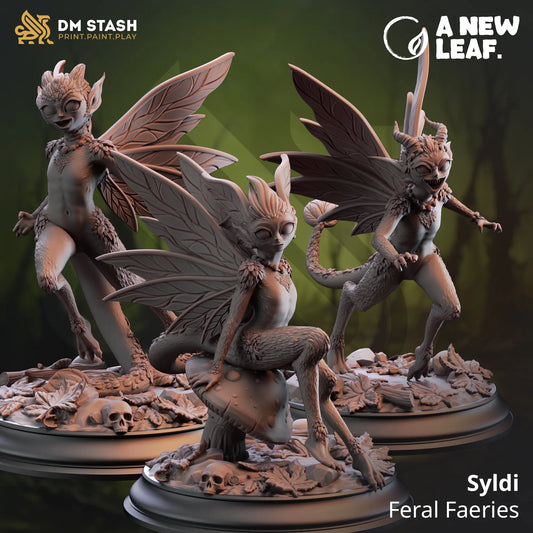 3D Printed Resin Miniature | Small Monsters | Three Feral Faeries
