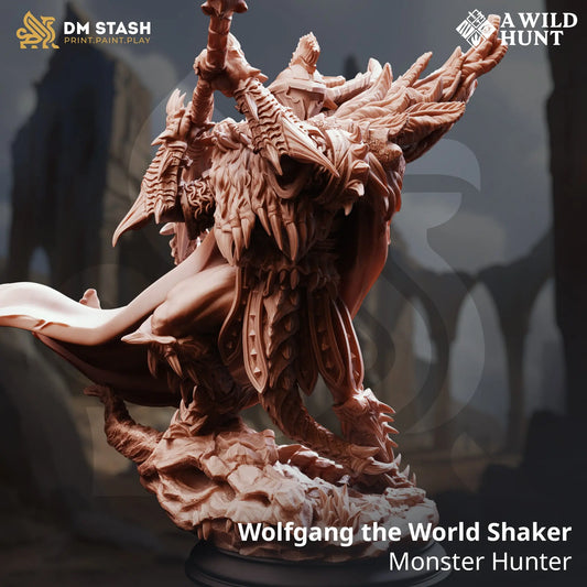 3D Resin Miniature | 32mm Scale |  The Wild Hunt - Human - Six Sided Society