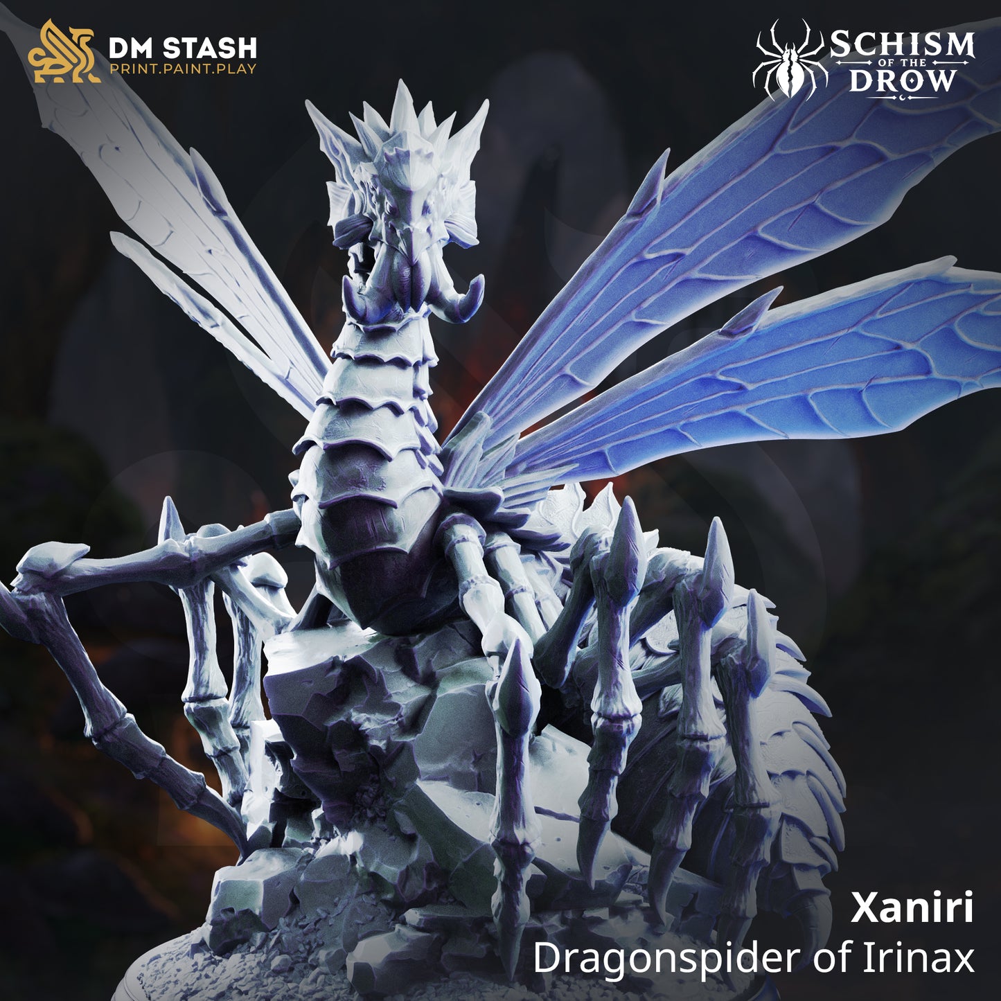 3D Printed Resin Miniature | Huge Monstrosity |  Dragonspider