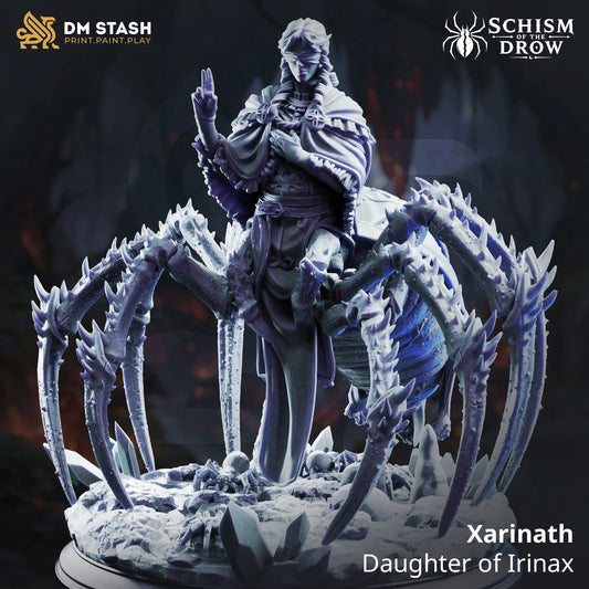 3D Printed Resin Miniature | Large Monstrosity | Drider Six Sided Society