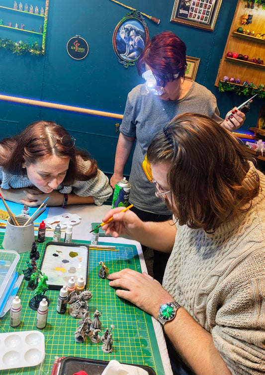 Paint Your Worst Enemy This Holiday Season -Take a break from miniature painting and join us for Mimic Ornament Painting Workshop Coventry