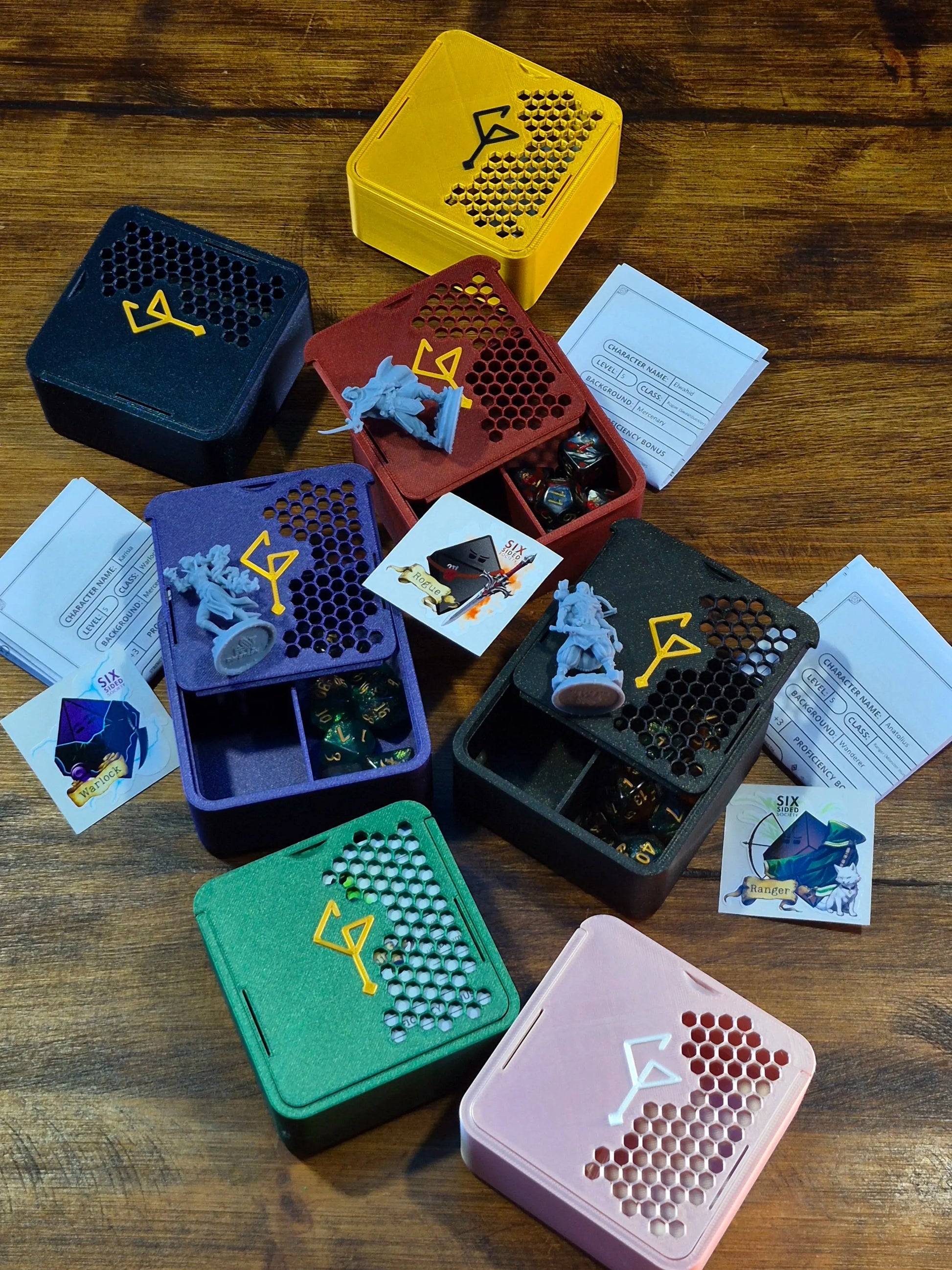 Mystery Pocket D&D Character Bundle Six Sided Society