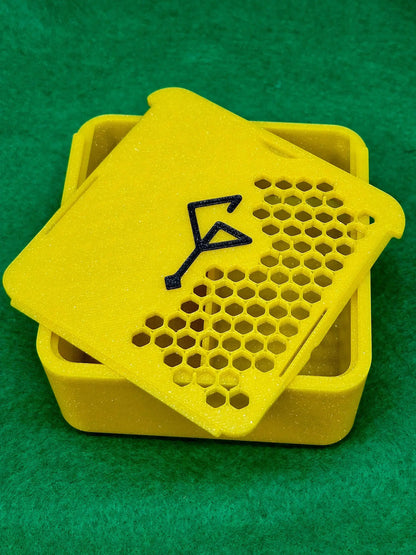 3D Printed Dice Box | Six Sided Society Brand Signature Dice Trinket Box | Medium Six Sided Society