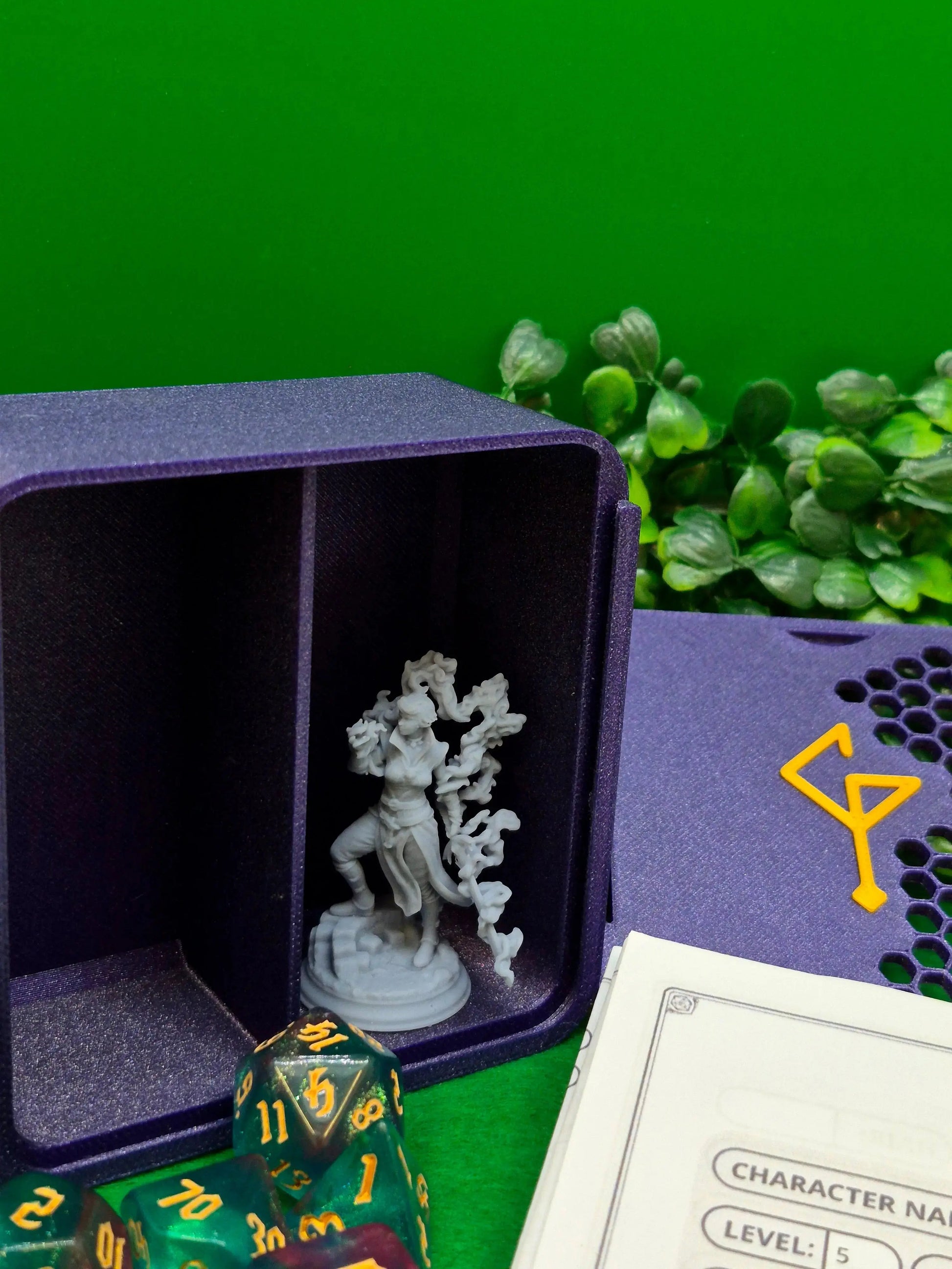 3D Printed Dice Box | Six Sided Society Brand Signature Dice Trinket Box | Medium Six Sided Society