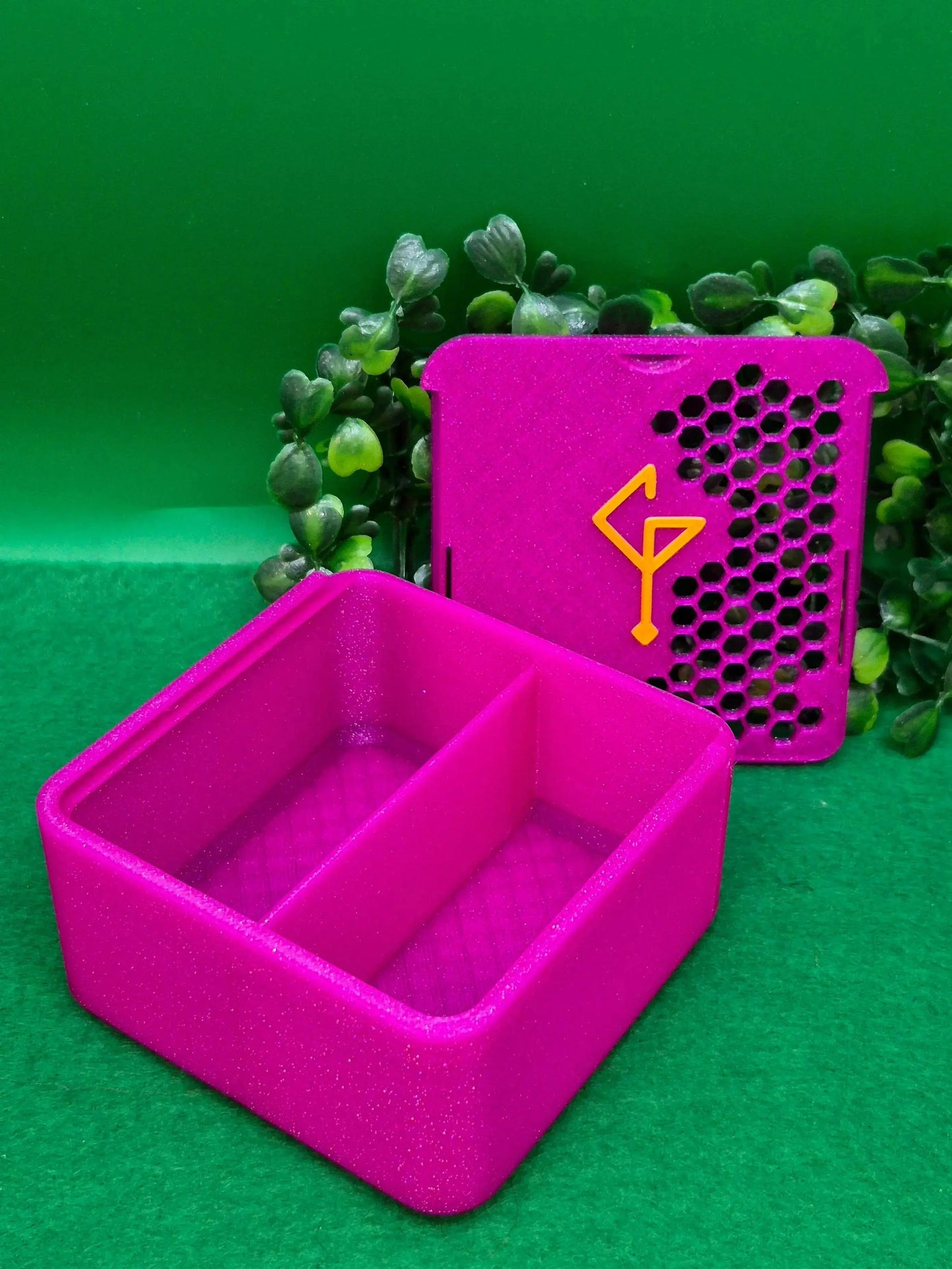3D Printed Dice Box | Six Sided Society Brand Signature Dice Trinket Box | Medium Six Sided Society