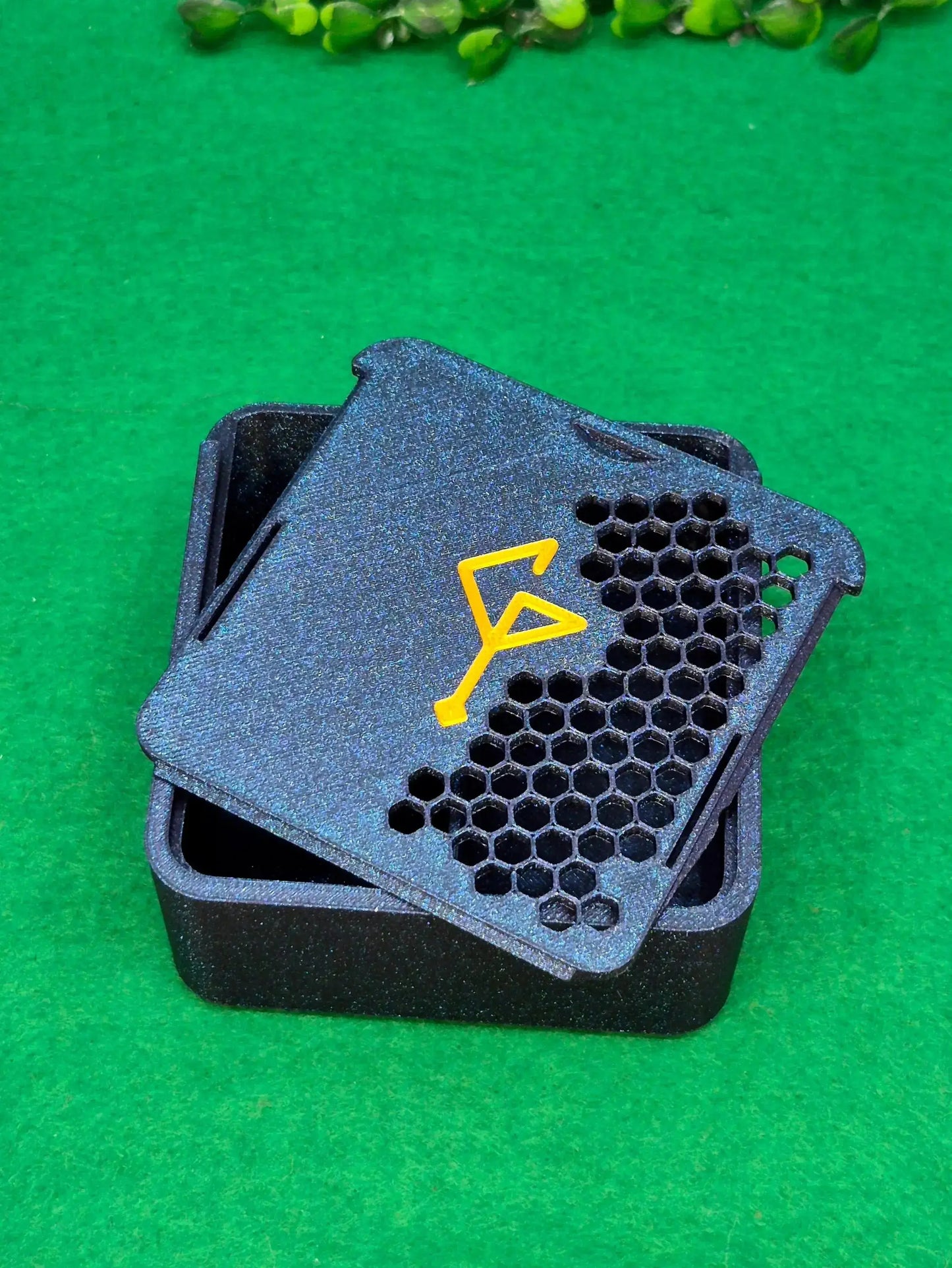 3D Printed Dice Box | Six Sided Society Brand Signature Dice Trinket Box | Medium Six Sided Society