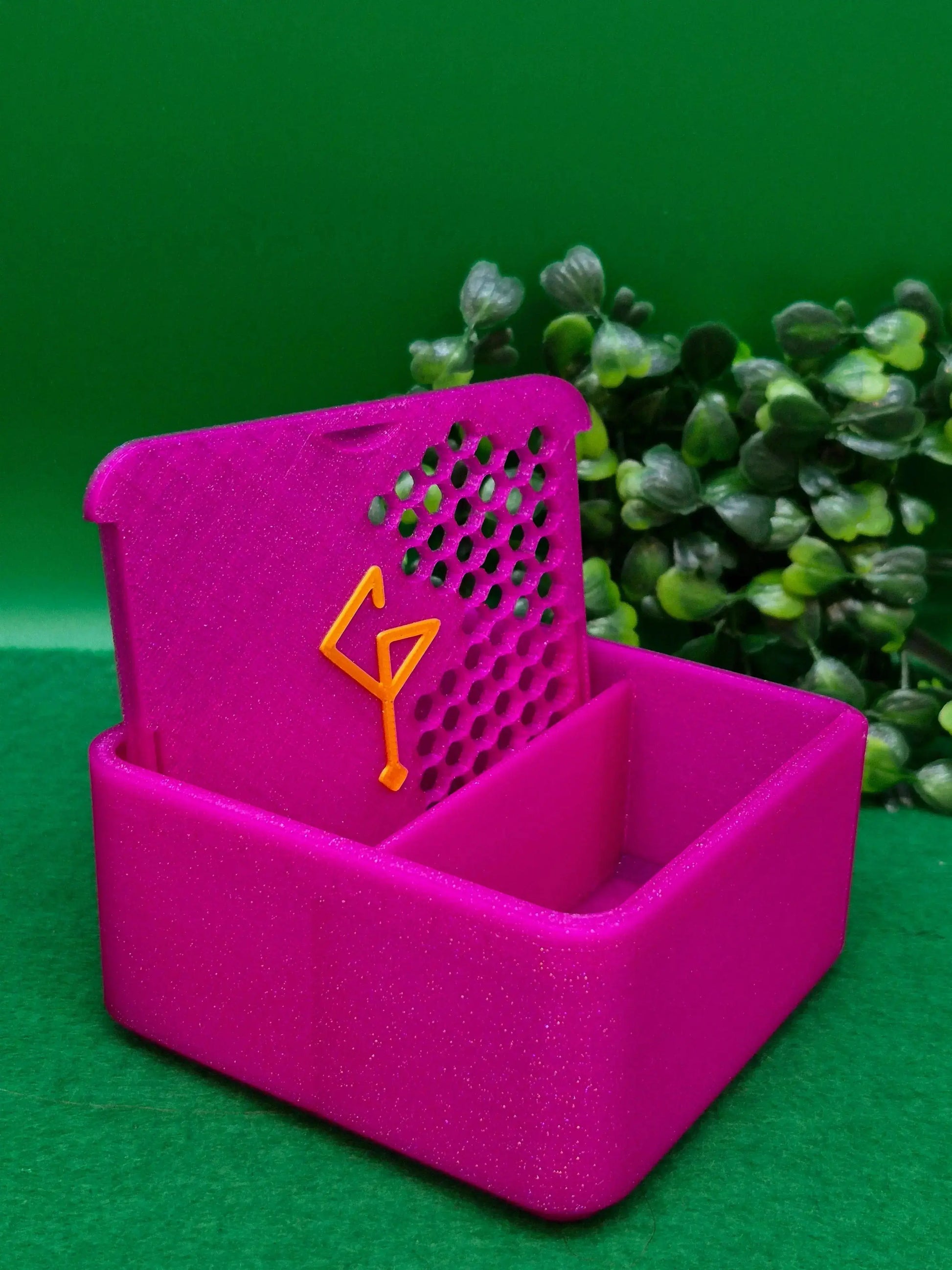 3D Printed Dice Box | Six Sided Society Brand Signature Dice Trinket Box | Medium Six Sided Society