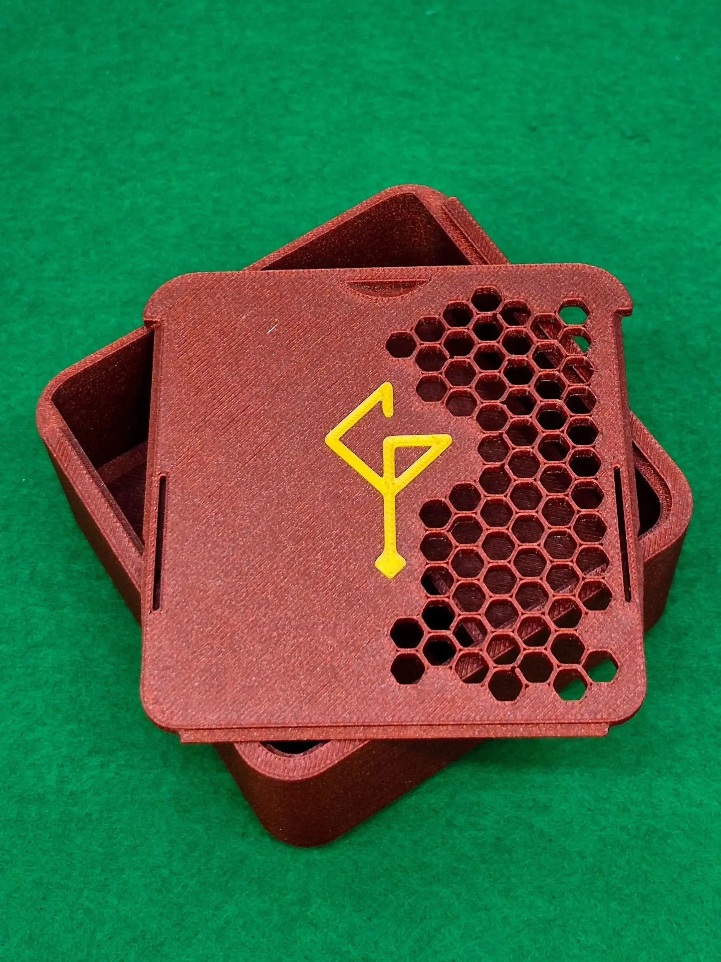 3D Printed Dice Box | Six Sided Society Brand Signature Dice Trinket Box | Medium Six Sided Society