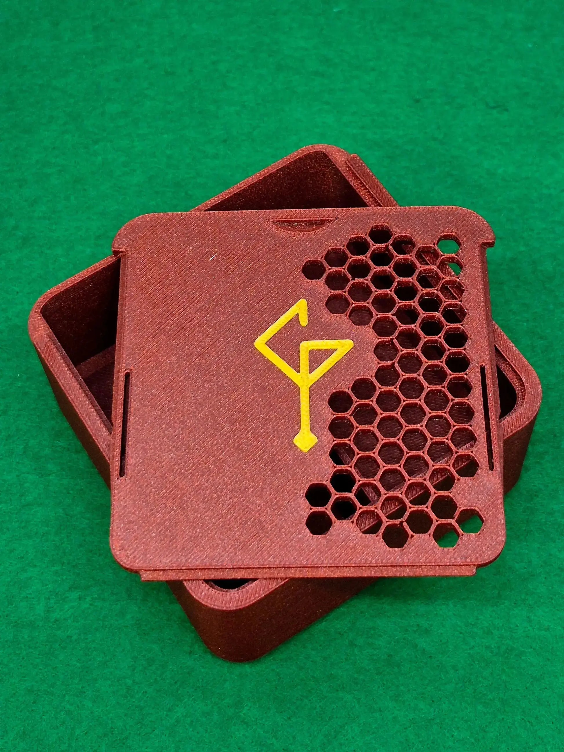 3D Printed Dice Box | Six Sided Society Brand Signature Dice Trinket Box | Medium Six Sided Society