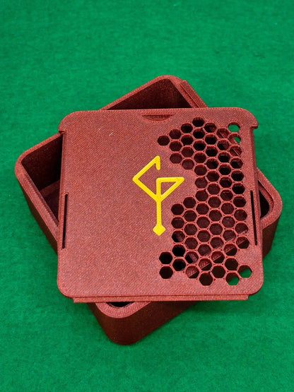 3D Printed Dice Box | Six Sided Society Brand Signature Dice Trinket Box | Medium Six Sided Society